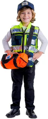 Vista 7 de Dress Up America EMT - Disfraz paramédico auténtico para niños y niñas (niños pequeños 2)