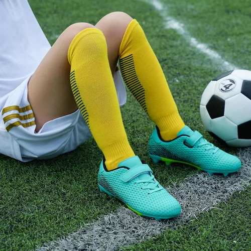 Vista 2 de Hawkwell Zapatos deportivos para niños con tacos de fútbol para exteriores (niños pequeñosniños grandes)