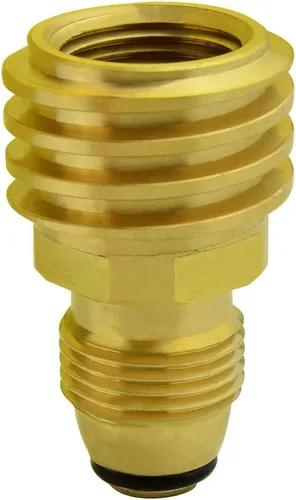 Vista 4 de Onlyfire Adaptadores de tanque de propano de ajuste universal: convierte la válvula de servicio POL del tanque LP en salida QCC1 (tipo 1)