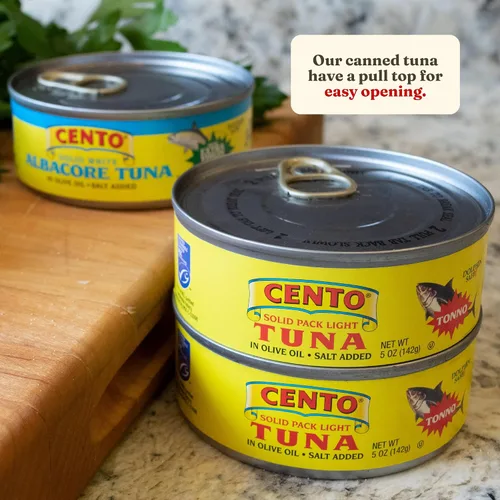 Vista 8 de CENTO ACEITE DE TONNO DE ATÚN, 5 OZ