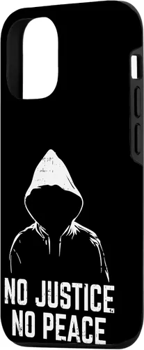 Vista 2 de Funda de regalo africana para iPhone 15 Justice No Peace Black Lives Matter BLM Protest