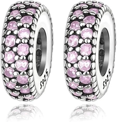 Vista 23 de ARTCHARM Collar de cadena de seguridad con cierre de amor, cuentas de corazón de plata de ley 925, ajuste de pulsera de estilo europeo 2