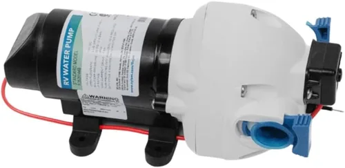 Vista 3 de Flojet 03526 – 144 A Triplex Bomba de Diafragma sistema automático de agua, 2,9 GPM 50 PSI, 12 V DC