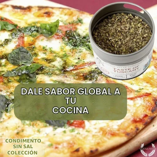 Vista 4 de Colección de condimentos gourmet sin sal Sin OMG 6 latas magnéticas Mezclas de especias en lotes pequeños