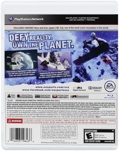 Vista 2 de Electronic Arts 19643 SSX PS3