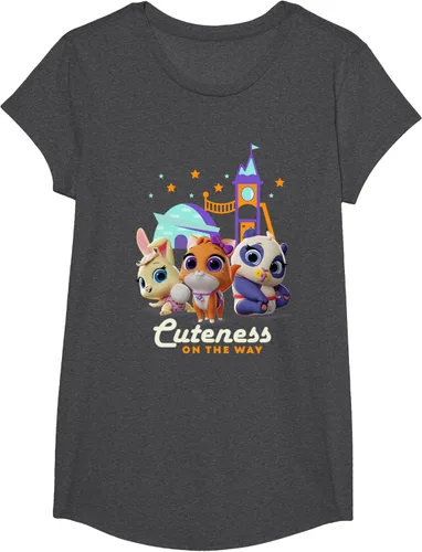 Vista 43 de Disney Camiseta Junior T.O.T.S. Cuteness On the Way Negro