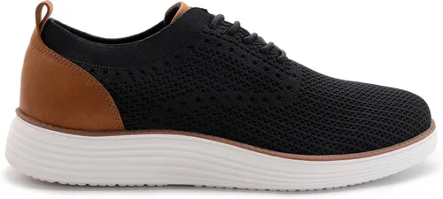 Vista 2 de Athlefit Zapatos deportivos de vestir de moda para hombre, transpirables, Oxford, zapatos para caminar casuales de negocios