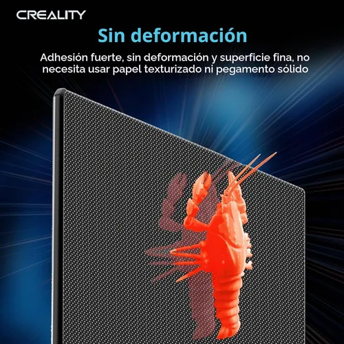 Vista 3 de UNIDO Creality - Cama de vidrio oficial Ender 3 mejorada, plataforma de vidrio duradero de alta dureza para impresora 3D, placa de construcción