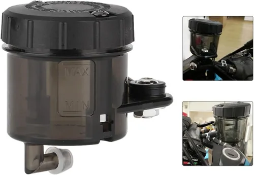 Vista 6 de Acouto Kit de depósito de freno Copa de aceite de motocicleta Universal motocicleta ABS Depósito de líquido de frenos Embrague Cilindro maestro