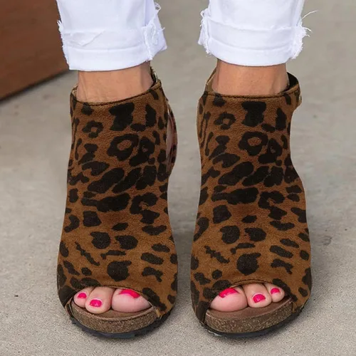 Vista 6 de Summer Sandals for Women Ladies Fashion Solid Wedges Casual Roman Shoes Sandalsias con tachuelas para mujer