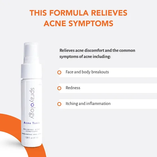 Vista 3 de Sprayology Tónico para el acné Spray oral homeopático para el acné Alivio natural del acné para una piel más clara Medicina homeopática