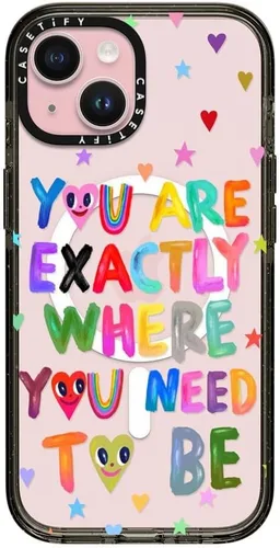 Vista 19 de CASETiFY Impact Funda para iPhone 15 [Probada contra Caídas de Grado Militar 4X / Protección contra Caídas de 8.2 pies / Compatible con Magsafe]