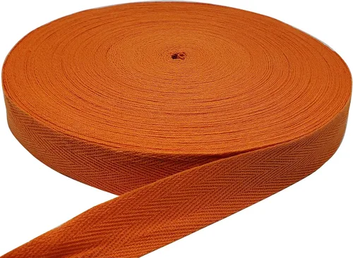 Vista 19 de Cinta de espiga de 50 yardas, cinta de algodón para coser (beige, 1 pulgada) Materiales respetuosos con el medio ambiente, suaves