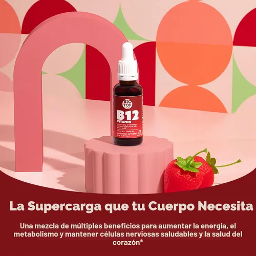 Vista 3 de Gotas líquidas sublinguales de vitamina B12 (5000 mcg) más B1 y B6 en la forma de absorción más rápida. La mejor fórmula para apoyar las células