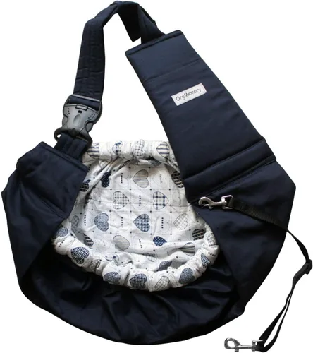 Vista 7 de Bolsa ajustable para mascotas, bolsa ajustable para perros pequeños, gatos, para exteriores, más adecuado: 3-8 libras (cuadros azules)