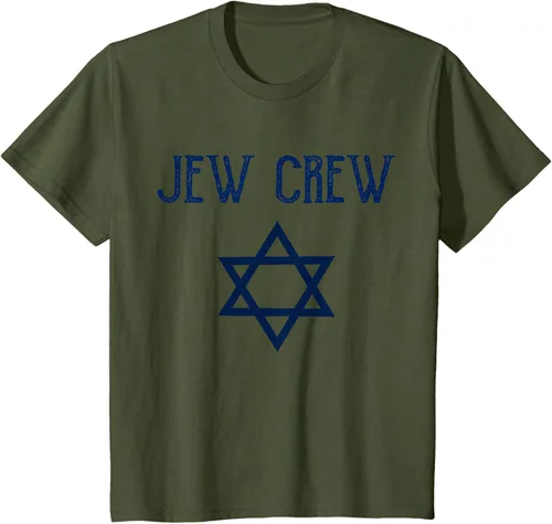 Vista 14 de Camiseta Jew Crew Jewish Star, gris, S