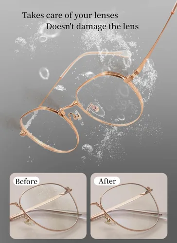 Vista 5 de Limpiador ultrasónico de joyas – 47 kHz 11.8 fl oz máquina de limpieza ultrasónica con 2 temporizadores digitales, máquina de limpieza de gafas