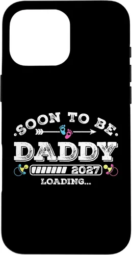 Vista 19 de Soon to Be Daddy 2027 Loading for Pregnancy Announcement Case for iPhone 17