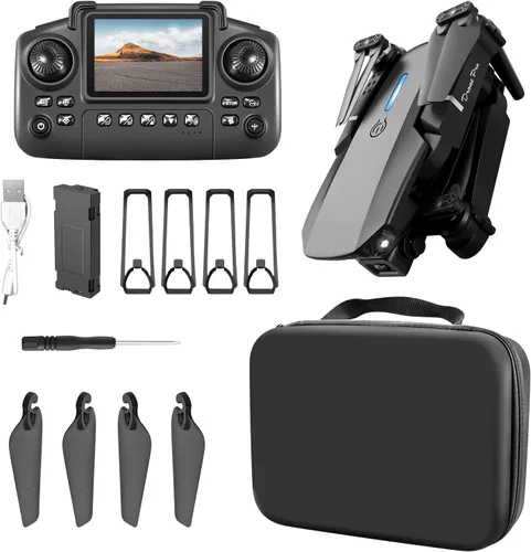 Vista 16 de ikaufen YL3 Mini Drone con doble cámara, flujo óptico flotante, zoom 50X, rollo de acrobacias de 360°, cuadricóptero RC para niños y principiantes