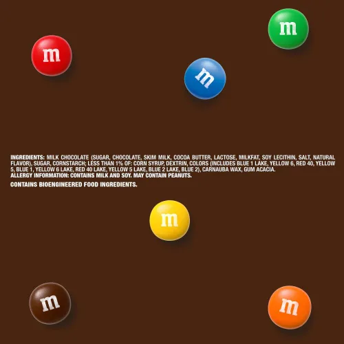 Vista 8 de M&M's Caramelos de chocolate con leche
