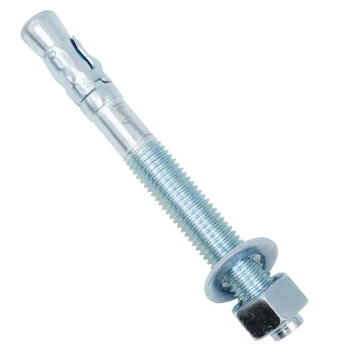 Vista 10 de Anclaje de cuña de 1/2" x 2-3/4", solo para cemento y hormigón, tornillos de acero al carbono galvanizados y pernos de retraso (10 unidades)