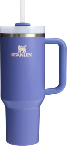 Vista 65 de STANLEY Quencher H2.0 Vaso Térmico con asa y pajilla, 64 onzas, tapa Flowstate de 3 posiciones, gran capacidad para viajes y deportes, vaso de acero