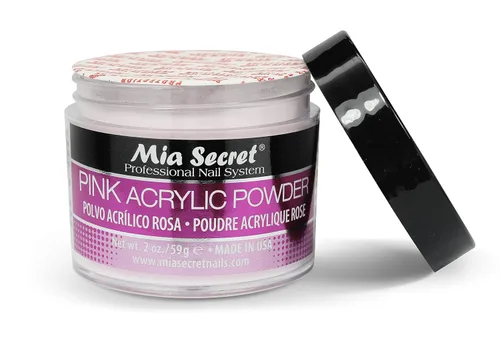 Vista 7 de Mia Secret Professional - Sistema de uñas acrílicas, polvo acrílico rosa, 2 onzas