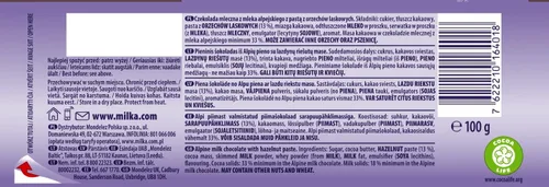 Vista 2 de Milka Chocolate Noisette - 3.17 oz