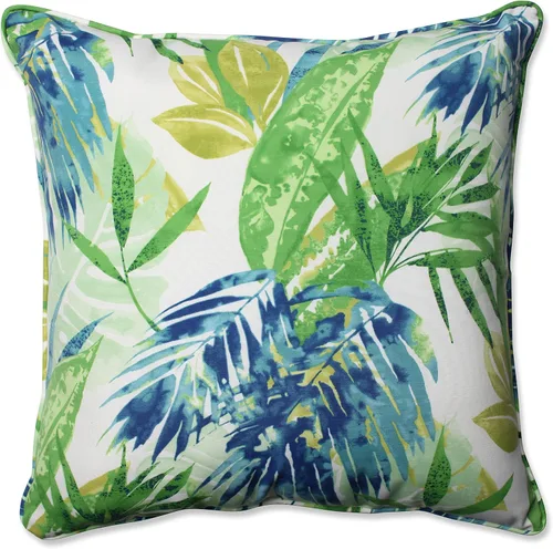 Vista 14 de Pillow Perfect Almohadas lumbares Delray azul marino para exteriores/interiores, 11.5 x 18.5 pulgadas, paquete de 2