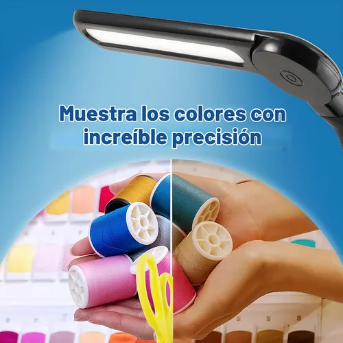 Vista 6 de OttLite Lámpara LED giratoria de banqueros con puerto de carga USB