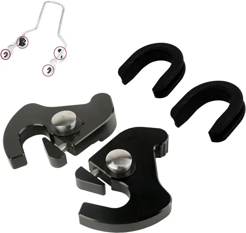 Vista 5 de Negro Sissy Bar Respaldo Portaequipajes Placa lateral Soporte de montaje Ojal para Harley 52682-09