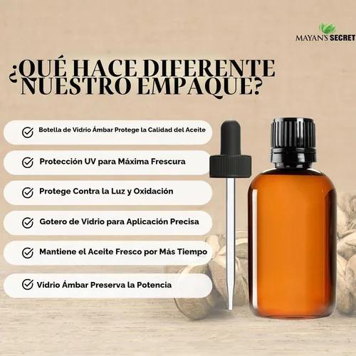Vista 6 de Mayan's Secret Aceite de Sacha Inchi - Omega-3-6-9 orgánico certificado por USDA