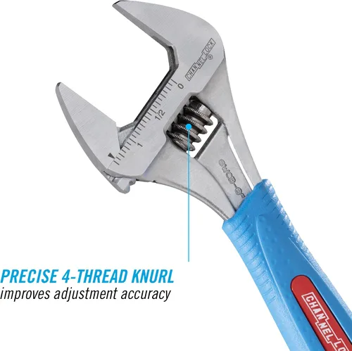 Vista 3 de Channellock 6WCB 6-Pulgadas Llave Inglesa Ajustable de Ancho Amplio, CÓDIGO AZUL