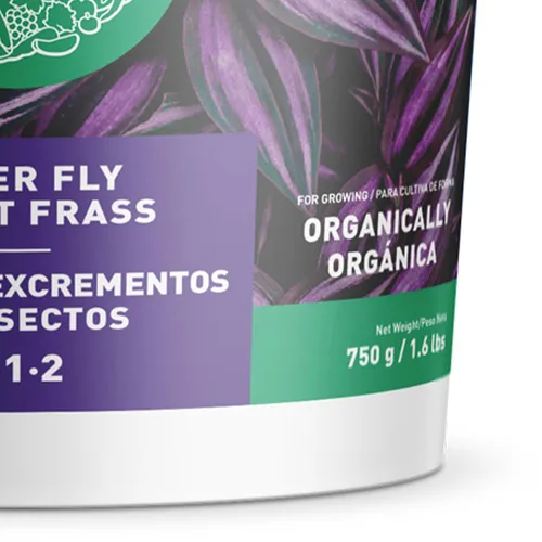 Vista 5 de GAIA GREEN Organics 26.46 oz Super Fly Insect Frass Natural Nutrientes del suelo para jardinería de verduras, frutas y plantas con flores