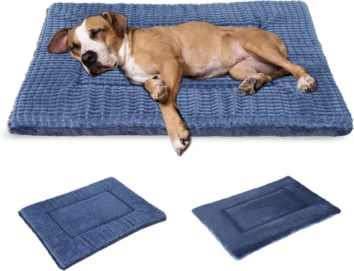 Vista 17 de BVAGSS Almohadilla Reversible para Jaula de Perro, Colchoneta de Cama para Mascotas de Espuma Viscoelástica, Colchón Suave y Cálido Lavable a