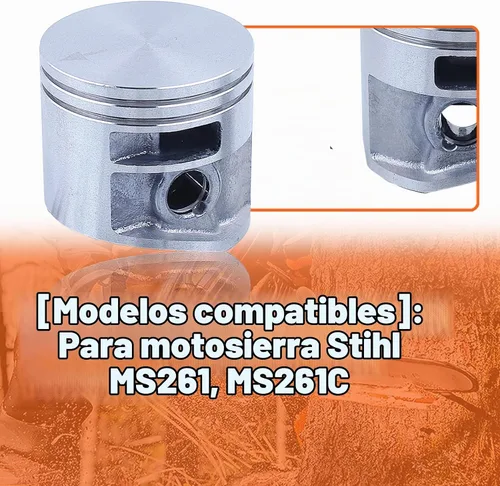 Vista 4 de Kit de anillo de pistón de 1.760 in para cilindro de motosierra Stihl MS271 MS271C MS 271 271C MS261 MS261C # 1141 030 2012