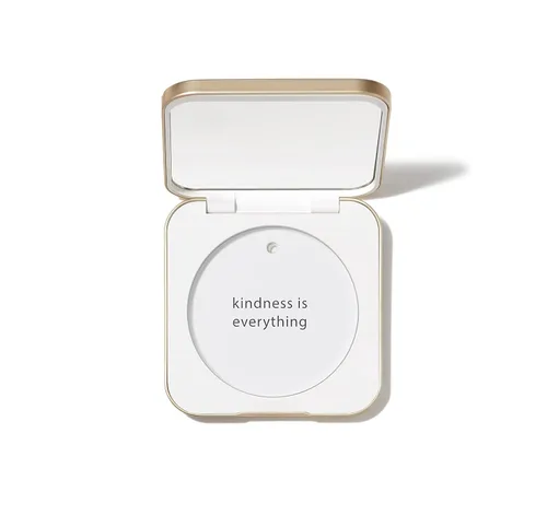 Vista 3 de jane iredale Compacto recargable, carcasa de aluminio y cierre magnético, espejo interior para uso sobre la marcha, compatible con todos los Dorado