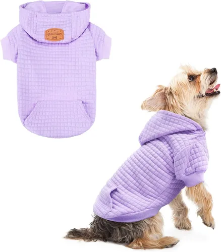 Vista 78 de BEAUTYZOO - Sudadera con capucha para perros con agujero para correa y bolsillo, suéteres para perros pequeños, medianos y grandes, niños y niñas