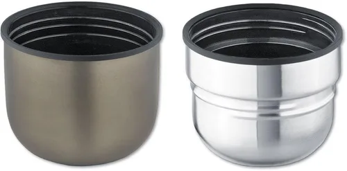 Vista 4 de Isosteel Duo 9900DAT Top 0 75 Litre Stainless Steel Vacuum Flask, Titan/Grey, 8.2 x 7.7 x 30.4 cm