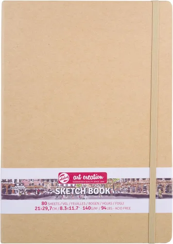 Vista 22 de Talens Art Creation Cuaderno de bocetos 80 hojas, 5.1 in x 8.3 in, negro