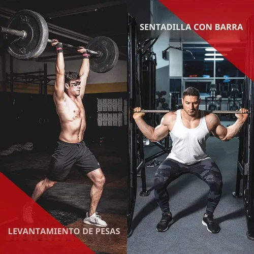 Vista 3 de BESTHLS Adjustable Squat Rack Stand with Barbell Rack, Weight Plate Holder, J Hooks,Dip Bar Station for Bench Press Strength Training Max Load