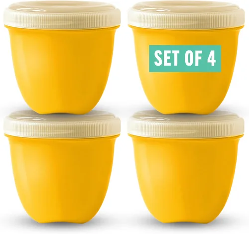 Vista 11 de Preserve Mini accesorio de almacenamiento de alimentos, juego de 4, 8 oz (rojo)