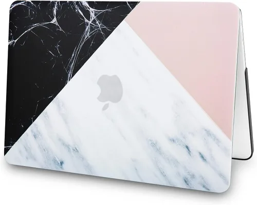 Vista 4 de KECC Compatible con MacBook Air de 13 pulgadas 2020 2019 2018 versión A1932 pantalla de retina + carcasa rígida protectora de plástico Touch ID +