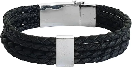 Vista 8 de Pulsera de plata de ley 925 hecha a mano con piedra lunar de fuego azul natural para hombres y mujeres, joyería de moda, Plata Esterlina, piedra