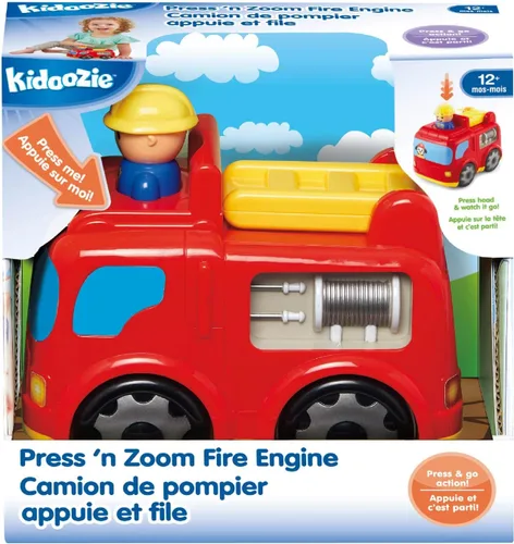 Vista 5 de Kidoozie Presione 'N Zoom Fire Engine