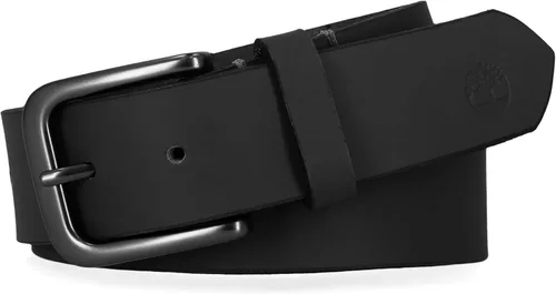 Vista 2 de Timberland - Cinturón de piel clásico para hombre Negro