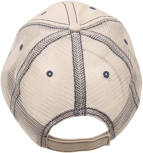 Vista 4 de W40S62B gorra de malla y algodón especial discreta, talla única , Putty