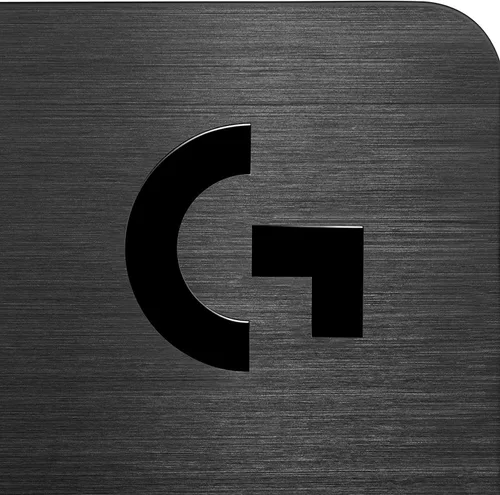 Vista 6 de Teclado mecánico para juegos Logitech G512 Lightsync RGB, diseño inglés de carbono, interruptor GX azul, carcasa de aluminio cepillado, paso USB