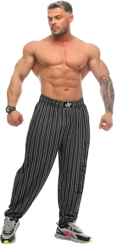 Vista 6 de BIG SAM SPORTSWEAR COMPANY Pantalones deportivos holgados para hombre con bolsillos pantalones de gimnasio de ajuste holgado para la Oldschool