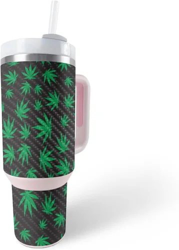 Vista 33 de MightySkins - Funda de fibra de carbono compatible con el vaso Stanley The Quencher H2.0 FlowState de 40 onzas, vida útil, acabado de fibra